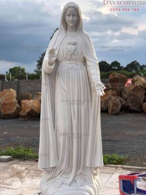 tượng đức mẹ fatima bằng đá