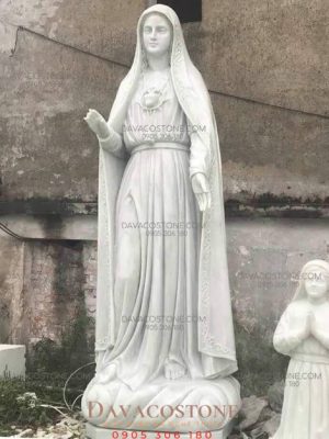 tượng đức mẹ fatima bằng đá