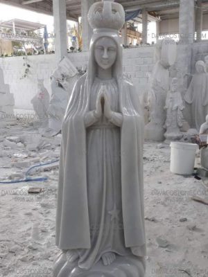 tượng đức mẹ mân côi bằng đá
