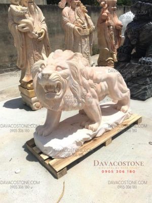 tượng sư tử bằng đá